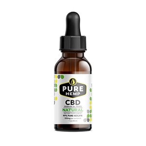 Pure hemp CBD - CBD Oil - Pure Isolate - 500mg Natural Flavor
